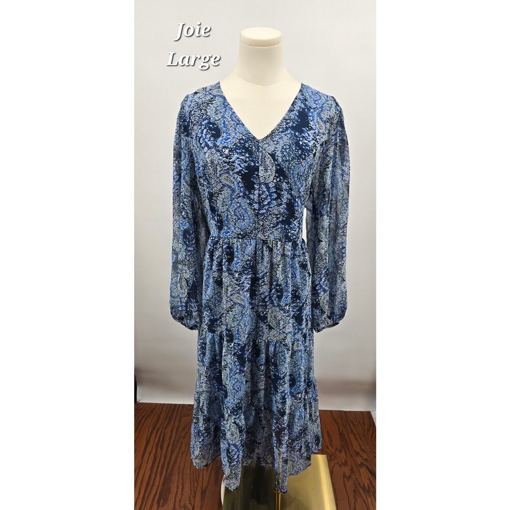 Joie Limited Edition Parisian Paisley Maxi Dress Feminine Romantic Cottagecore
